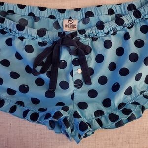 PINK Polka Dot Pajama Shorts